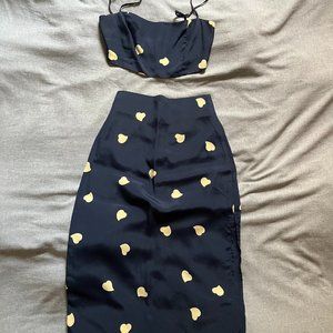 REFORMATION heart two piece